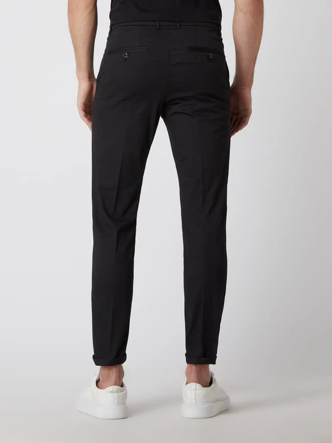 MOS MOSH Slim Fit Chino Mit Stretch-Anteil Modell 'Jamie' - Schwarz 5 MOS MOSH Slim Fit Chino Mit Stretch-Anteil Modell 'Jamie' - Schwarz – Bild 5