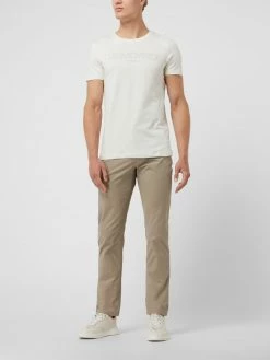 Christian Berg Men Chino Mit Stretch-Anteil - Hellbraun