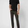 Bugatti Regular Fit Hose Mit Stretch-Anteil Modell 'Cordoba' - Olivgrün