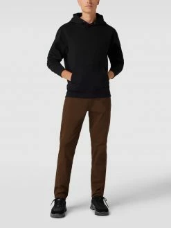 Brax Straight Fit Chino Mit Label-Detail Modell 'Cadiz' - Mittelbraun