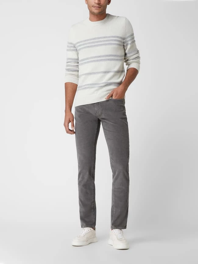 Pierre Cardin Tapered Fit Cordhose Mit Hohem Stretch-Anteil Modell 'Lyon' - 'Futureflex' - Mittelgrau 1 Pierre Cardin Tapered Fit Cordhose Mit Hohem Stretch-Anteil Modell 'Lyon' - 'Futureflex' - Mittelgrau
