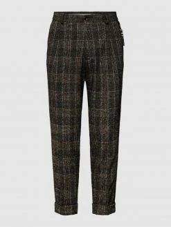 CG - Club Of Gents Chino Mit Tartan-Karo Modell 'Obey' - Mittelbraun