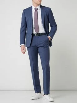 Roy Robson Anzughose Aus Schurwolle - Blau