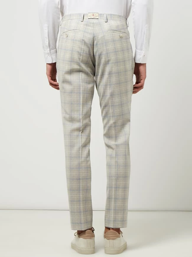 CG - Club Of Gents Slim Fit Anzughose Aus Schurwolle - ‘Savile Row’ - Hellgrau 5 CG - Club Of Gents Slim Fit Anzughose Aus Schurwolle - ‘Savile Row’ - Hellgrau – Bild 5