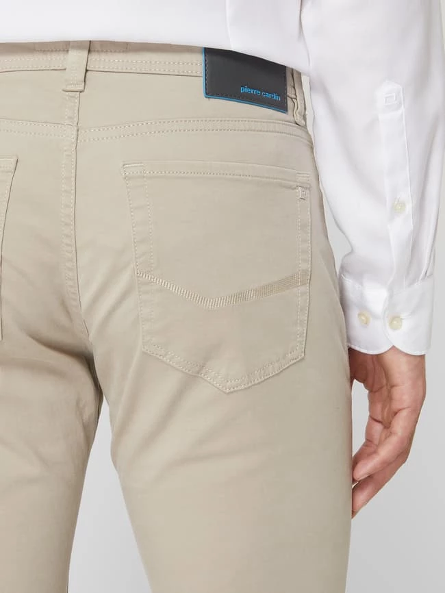 Pierre Cardin Tapered Fit Hose Mit Stretch-Anteil Modell 'Lyon' - 'Futureflex' - Beige 3 Pierre Cardin Tapered Fit Hose Mit Stretch-Anteil Modell 'Lyon' - 'Futureflex' - Beige – Bild 3