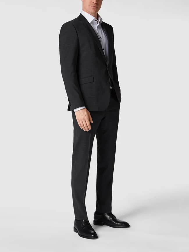 Strellson Slim Fit Anzughose Mit Bügelfalten 'Flex Cross' - Anthrazit 1 Strellson Slim Fit Anzughose Mit Bügelfalten 'Flex Cross' - Anthrazit