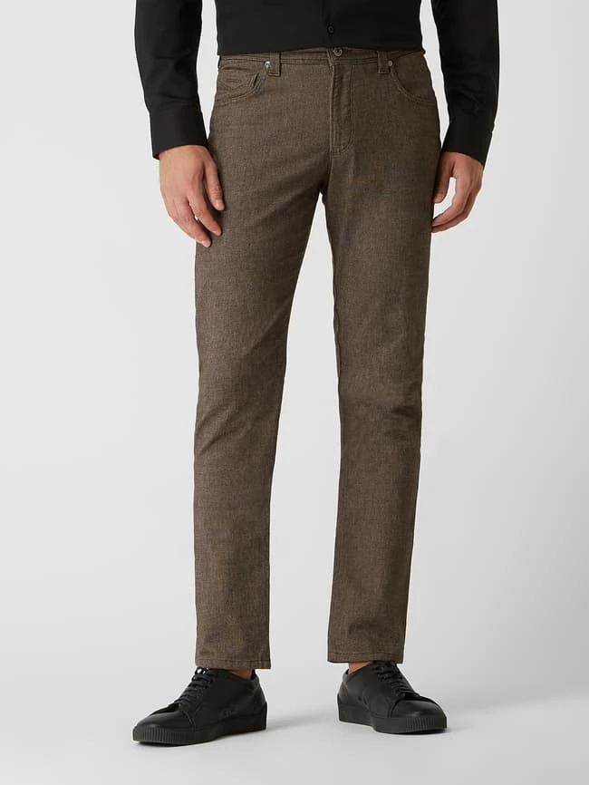 Bugatti Regular Fit Hose Mit Stretch-Anteil - Beige 4 Bugatti Regular Fit Hose Mit Stretch-Anteil - Beige – Bild 4