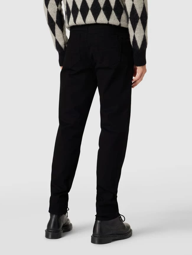 Brax Hose Mit Label-Patch Modell 'Cadiz' - Schwarz 5 Brax Hose Mit Label-Patch Modell 'Cadiz' - Schwarz – Bild 5