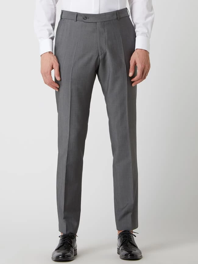 Wilvorst Anzughose Aus Woll-Mohair-Mix - Hellgrau 4 Wilvorst Anzughose Aus Woll-Mohair-Mix - Hellgrau – Bild 4