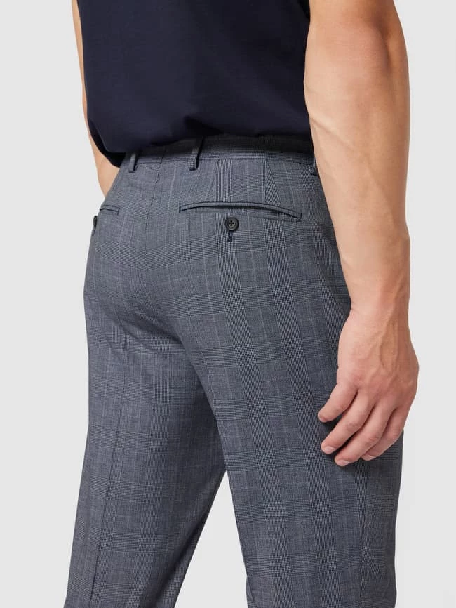 Tommy Hilfiger Slim Fit Anzughose Mit Woll- Und Viskose-Anteil - Marineblau 3 Tommy Hilfiger Slim Fit Anzughose Mit Woll- Und Viskose-Anteil - Marineblau – Bild 3