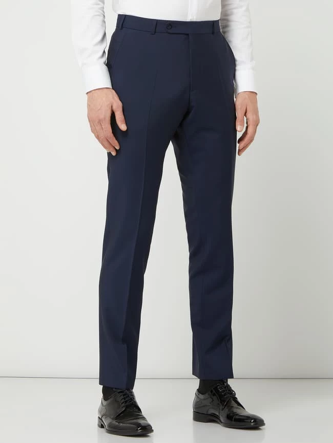 Wilvorst Anzughose Mit Mohair-Anteil - Marineblau 4 Wilvorst Anzughose Mit Mohair-Anteil - Marineblau – Bild 4