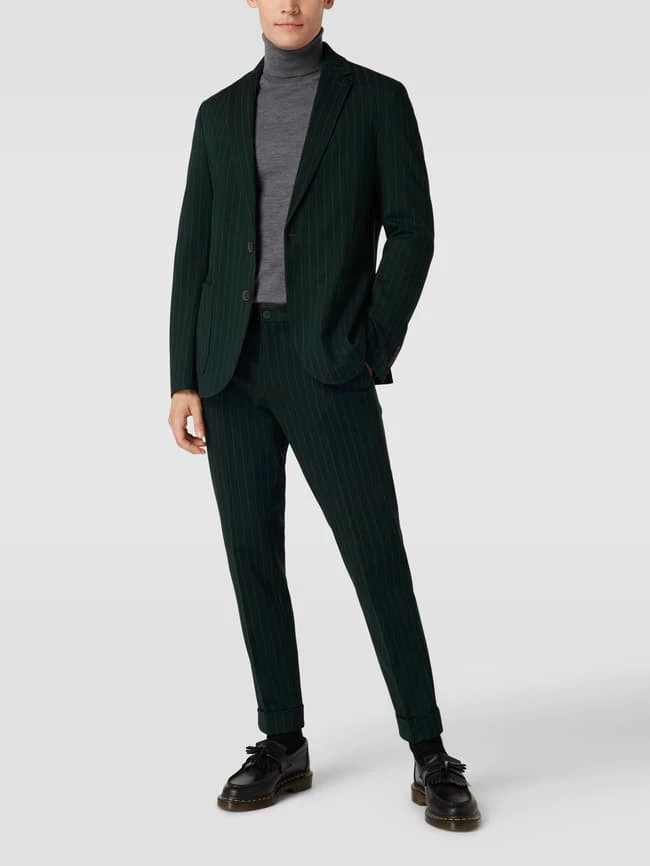 MCNEAL Hose Mit Nadelstreifen Modell 'Scott' - Dunkelgrün 1 MCNEAL Hose Mit Nadelstreifen Modell 'Scott' - Dunkelgrün