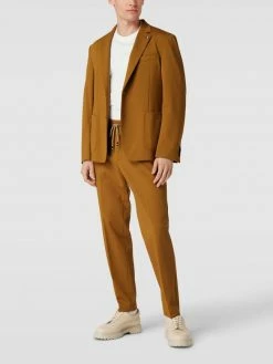 BOSS Slim Fit Stoffhose Modell 'Genius' - Senfgelb