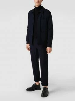 Tommy Hilfiger Slim Fit Anzughose Mit Viskose-Anteil - Blau