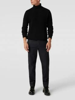 Brax Chino Mit Strukturmuster Modell 'Felix' - Marineblau