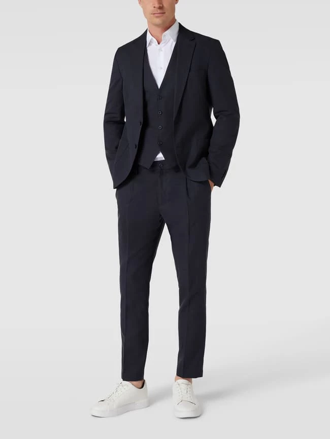 MCNEAL Hose Mit Bundfalten - Dunkelblau 1 MCNEAL Hose Mit Bundfalten - Dunkelblau