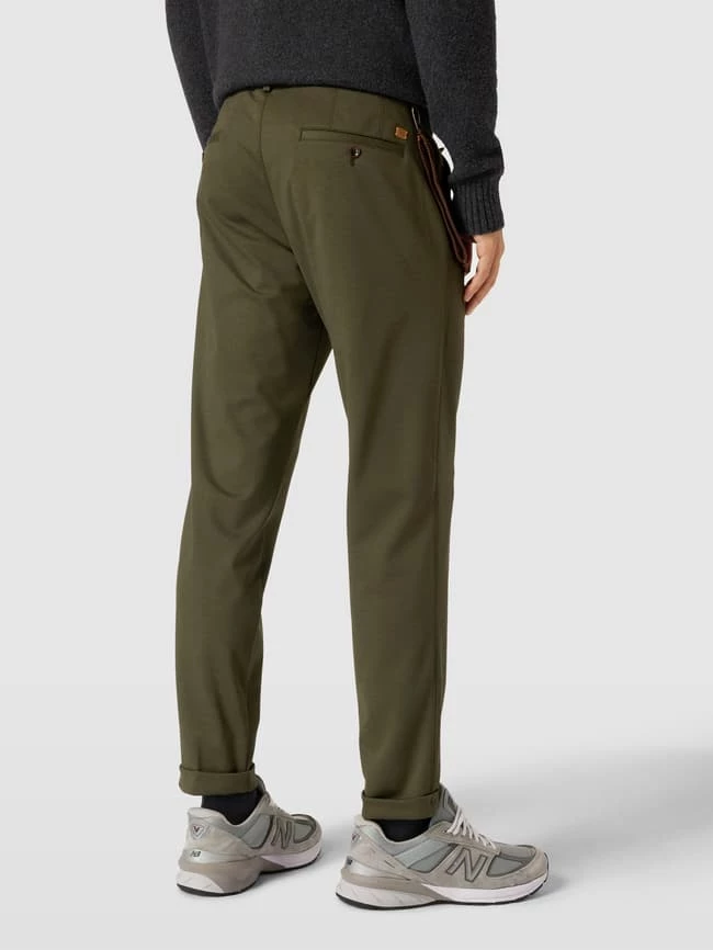 CG - Club Of Gents Stoffhose Mit Label-Applikation Modell 'Clow' - Olivgrün 5 CG - Club Of Gents Stoffhose Mit Label-Applikation Modell 'Clow' - Olivgrün – Bild 5