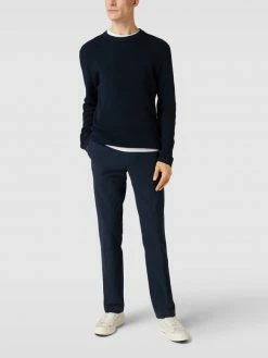 Tommy Hilfiger Hose Mit Bügelfalten Modell 'DENTON' - Marineblau