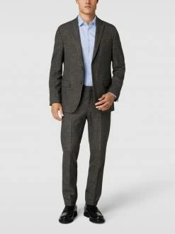 Pierre Cardin Hose Mit Allover-Muster Modell 'Rick' - Mittelbraun