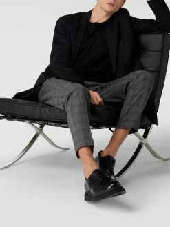 Mango Stoffhose Mit Tartan-Karos - Mittelgrau