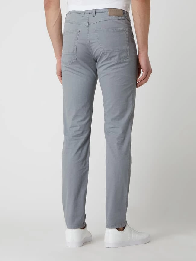 Bugatti Slim Fit Hose Mit Stretch-Anteil Modell 'Savio' - Silber 5 Bugatti Slim Fit Hose Mit Stretch-Anteil Modell 'Savio' - Silber – Bild 5