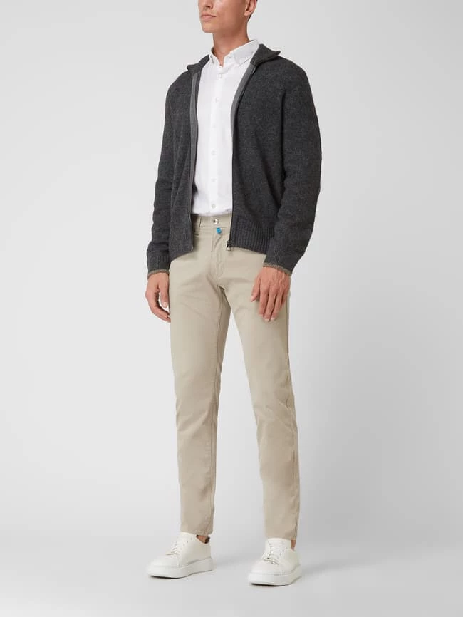 Pierre Cardin Tapered Fit Hose Mit Stretch-Anteil Modell 'Lyon' - 'Futureflex' - Beige 1 Pierre Cardin Tapered Fit Hose Mit Stretch-Anteil Modell 'Lyon' - 'Futureflex' - Beige