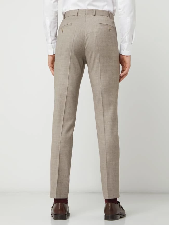 Wilvorst Anzughose Aus Wolle - Beige 5 Wilvorst Anzughose Aus Wolle - Beige – Bild 5