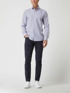 Pierre Cardin Slim Fit Hose Mit Hohem Stretch-Anteil Modell 'Antibes' - 'Futureflex' - Marineblau