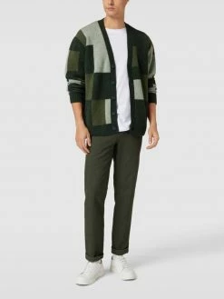 Brax Hose Mit Label-Patch Modell 'Cadiz' - Olivgrün