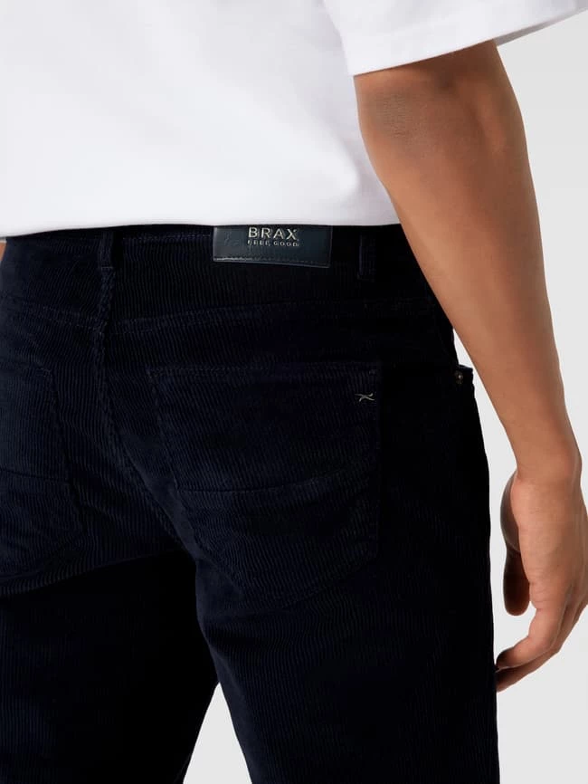 Brax Cordhose In 5-Pocket-Design Modell 'Cadiz' - Marineblau 3 Brax Cordhose In 5-Pocket-Design Modell 'Cadiz' - Marineblau – Bild 3
