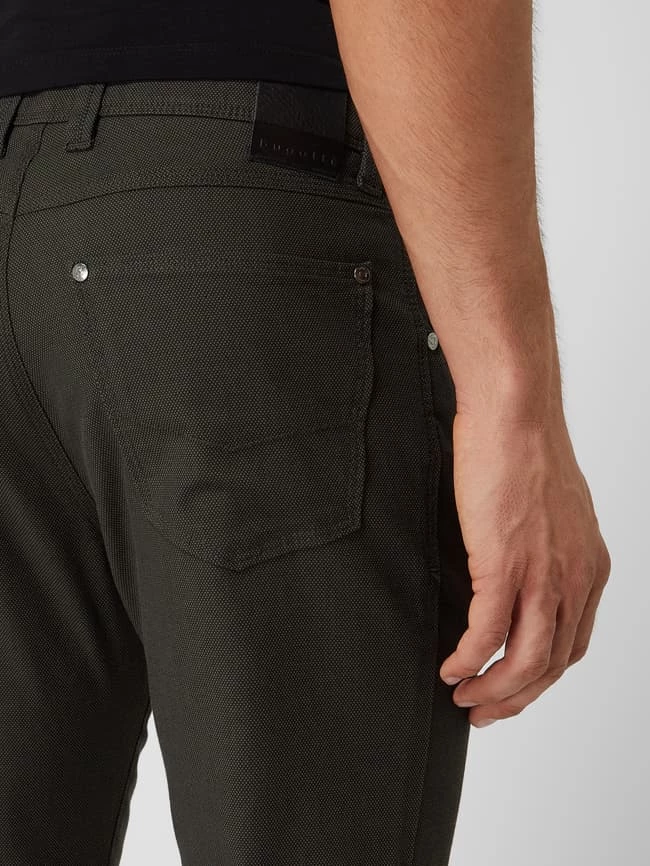 Bugatti Regular Fit Hose Mit Stretch-Anteil Modell 'Cordoba' - Olivgrün 3 Bugatti Regular Fit Hose Mit Stretch-Anteil Modell 'Cordoba' - Olivgrün – Bild 3