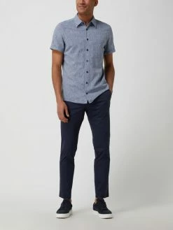 Carl Gross Modern Fit Anzughose Mit Stretch-Anteil Modell 'Tomte' - Marineblau