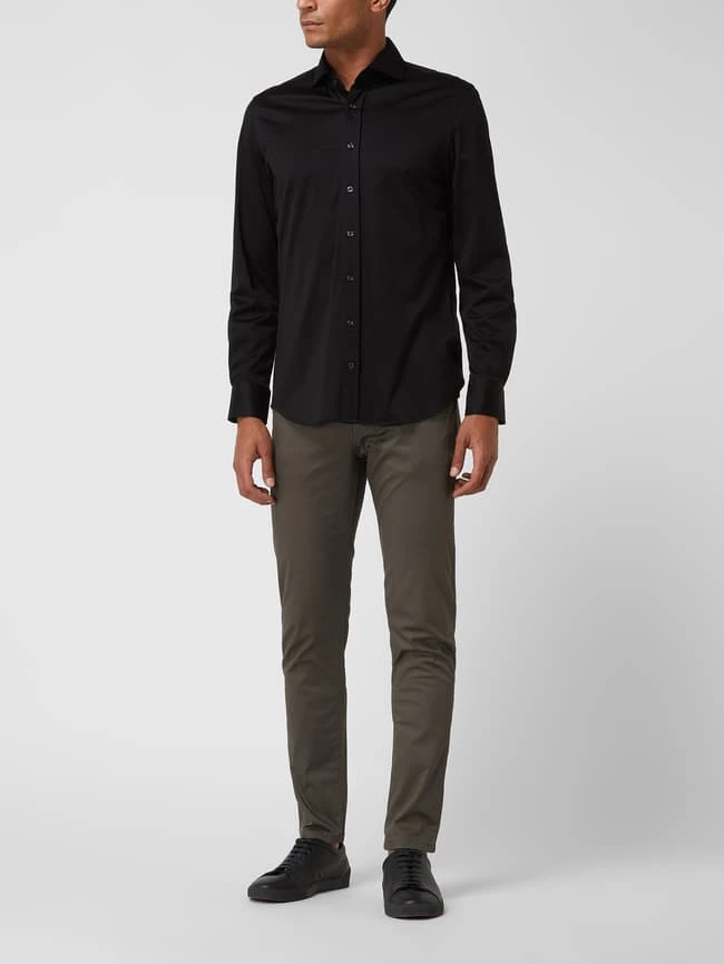 Christian Berg Men Regular Fit Hose Mit Stretch-Anteil - Olivgrün 1 Christian Berg Men Regular Fit Hose Mit Stretch-Anteil - Olivgrün