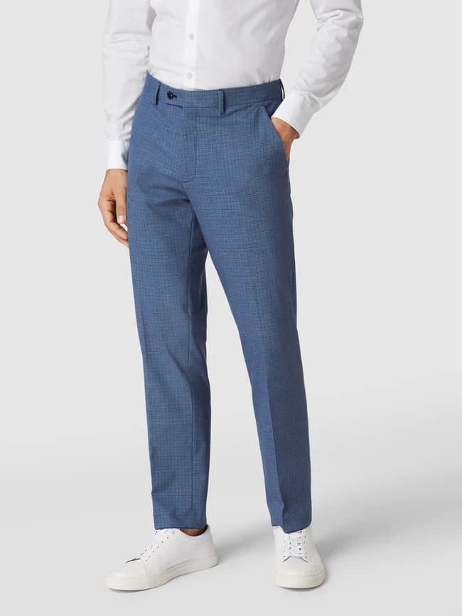 Christian Berg Men Hose Mit Französischen Eingrifftaschen - Blau 4 Christian Berg Men Hose Mit Französischen Eingrifftaschen - Blau – Bild 4