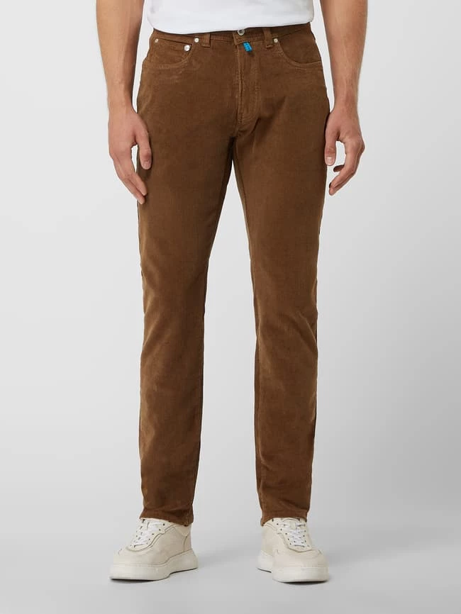 Pierre Cardin Tapered Fit Cordhose Mit Hohem Stretch-Anteil Modell 'Lyon' - 'Futureflex' - Camel 4 Pierre Cardin Tapered Fit Cordhose Mit Hohem Stretch-Anteil Modell 'Lyon' - 'Futureflex' - Camel – Bild 4