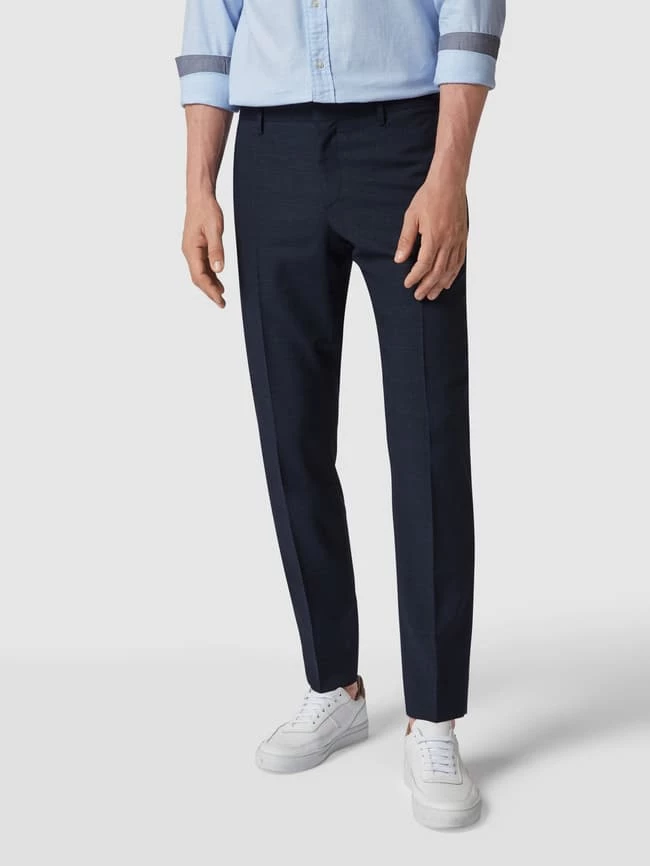 Tommy Hilfiger Anzughose Mit Karomuster - Marineblau 4 Tommy Hilfiger Anzughose Mit Karomuster - Marineblau – Bild 4