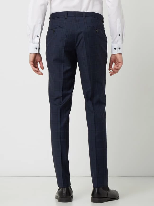 BOSS Slim Fit Anzughose Aus Schurwolle Modell 'Genius' - Marineblau 6 BOSS Slim Fit Anzughose Aus Schurwolle Modell 'Genius' - Marineblau – Bild 6