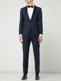 Wilvorst Anzughose Mit Mohair-Anteil - Marineblau