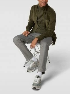 Brax Hose Mit Label-Patch Modell 'Cadiz' - Hellgrau