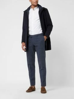 Hiltl Chino Mit Stretch-Anteil Modell 'Tarent' - Rauchblau