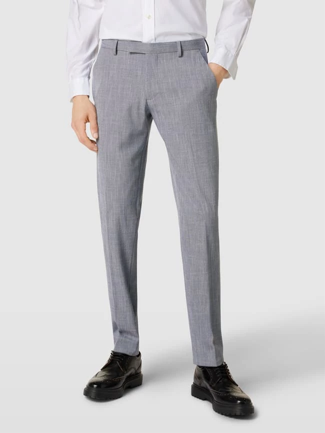 MCNEAL Anzughose Mit Strukturmuster - Blau 4 MCNEAL Anzughose Mit Strukturmuster - Blau – Bild 4