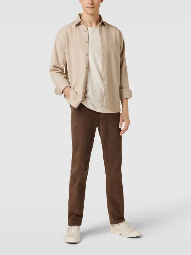 Brax Cordhose In 5-Pocket-Design Modell 'Cadiz' - Mittelbraun 1 Brax Cordhose In 5-Pocket-Design Modell 'Cadiz' - Mittelbraun