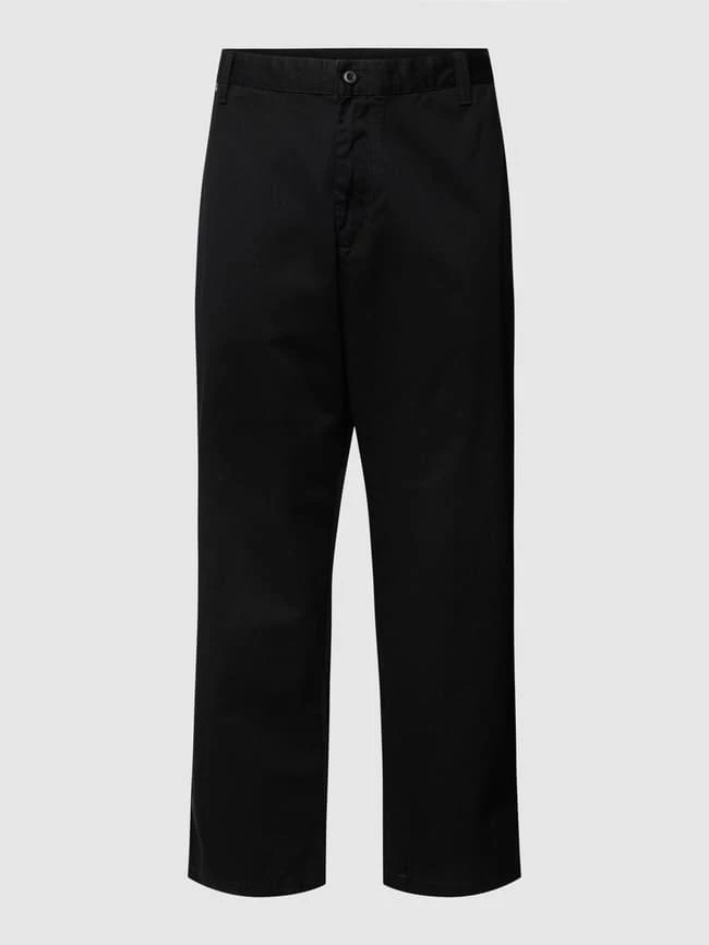 Carhartt Work In Progress Hose Mit Label-Patch Modell 'Calder' - Schwarz 2 Carhartt Work In Progress Hose Mit Label-Patch Modell 'Calder' - Schwarz – Bild 2