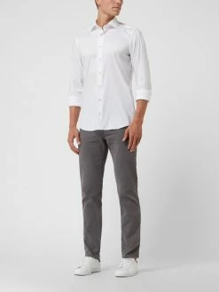 Bugatti Regular Fit Hose Mit Stretch-Anteil - Mittelgrau