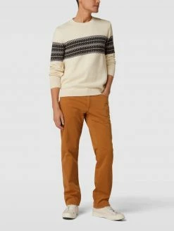 Brax Hose Mit Label-Patch Modell 'Cadiz' - Camel