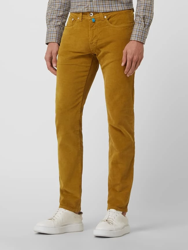 Pierre Cardin Tapered Fit Cordhose Mit Stretch-Anteil Modell 'Lyon' - 'Futureflex' - Camel 4 Pierre Cardin Tapered Fit Cordhose Mit Stretch-Anteil Modell 'Lyon' - 'Futureflex' - Camel – Bild 4