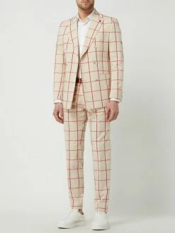 CG - Club Of Gents Anzughose Mit Stretch-Anteil Modell 'Cruz' - Beige