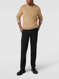 Christian Berg Men Hose Mit Label-Patch - Schwarz