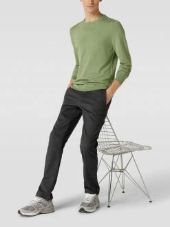 Tommy Hilfiger Hose Mit Label-Details Modell 'Denton' - Dunkelgrau