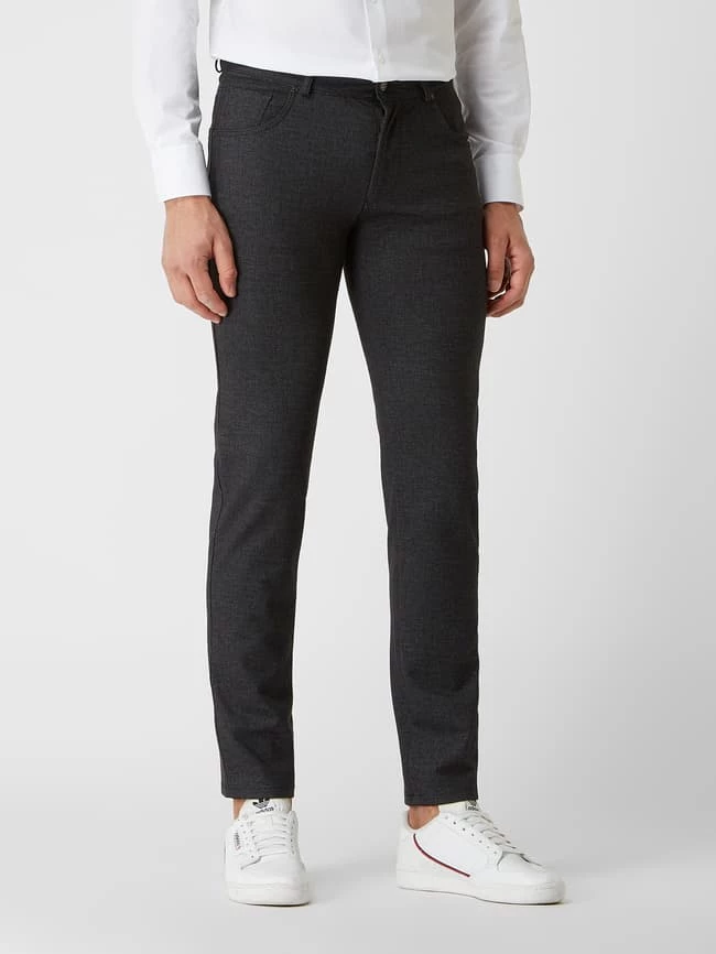 Bugatti Hose Aus Jersey Mit Geradem Bein - Anthrazit 4 Bugatti Hose Aus Jersey Mit Geradem Bein - Anthrazit – Bild 4